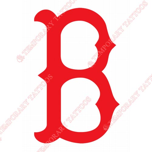 Boston Red Sox Customize Temporary Tattoos Stickers NO.1460